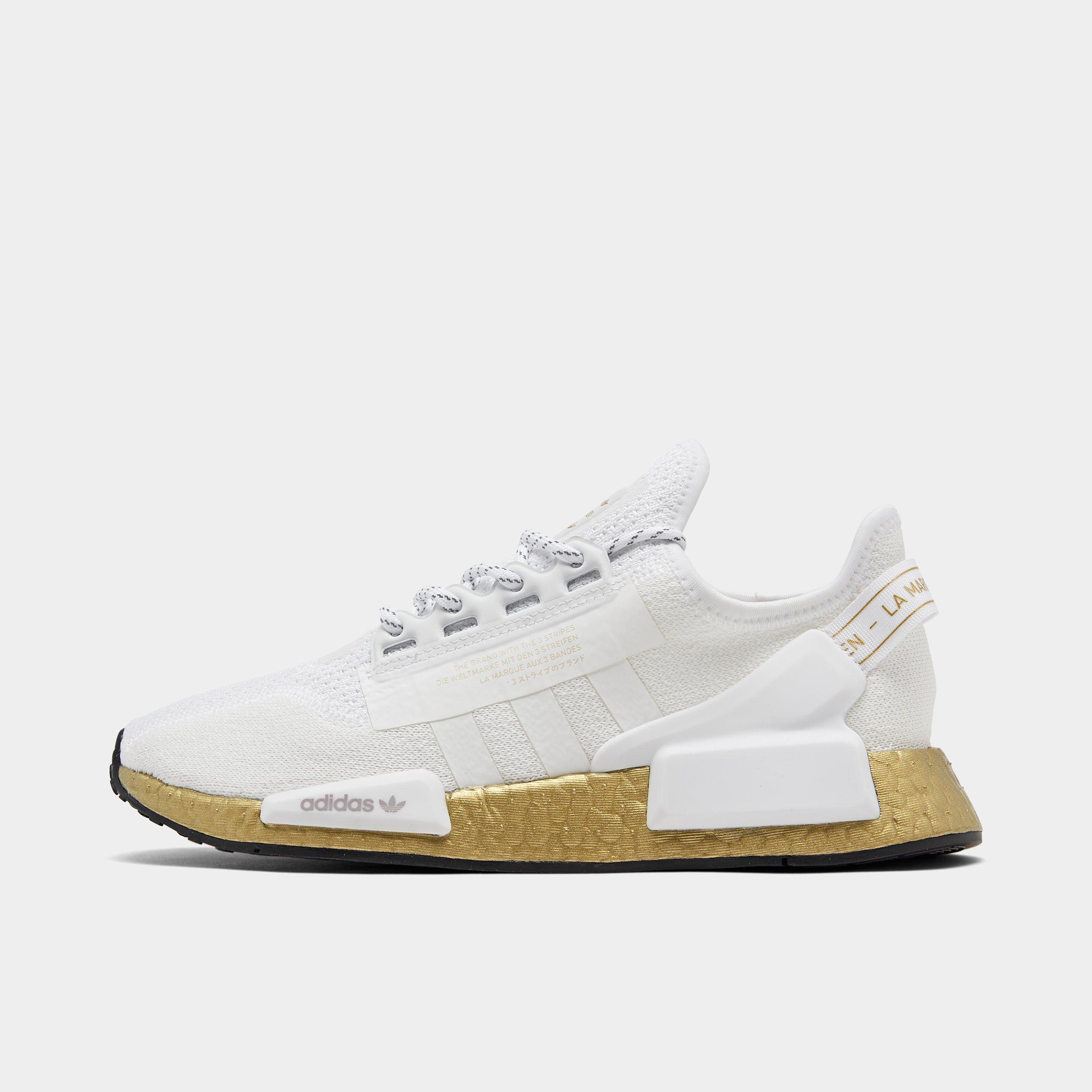Shoes Adidas Nmd R1 White Pink Womens Drain